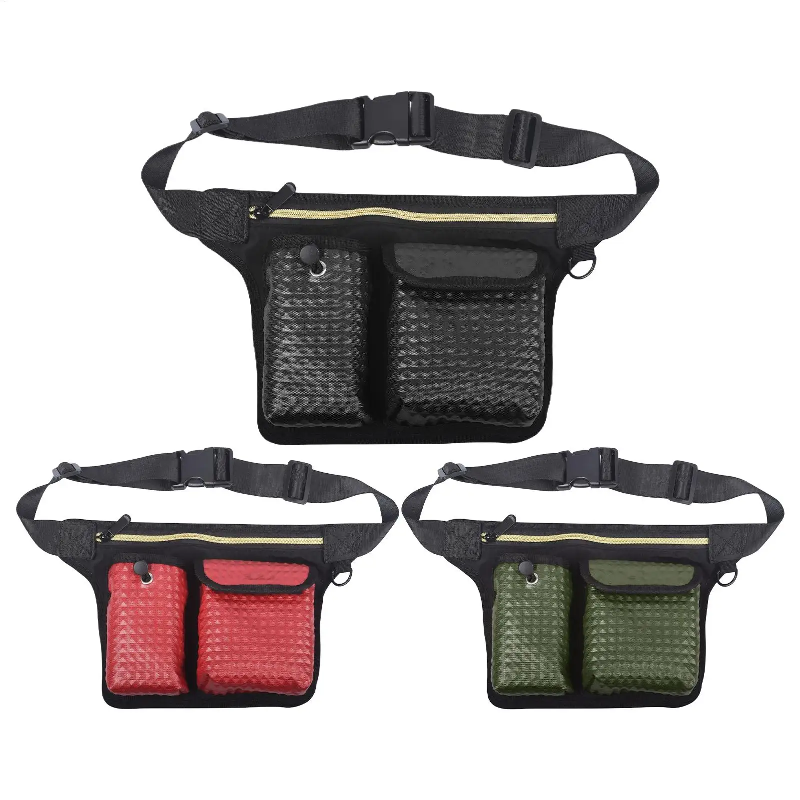 Park Golf Waist Bag with Water Bottle Pack Outdoor Accessories Holder Ball Pouch Portable Multi Pocket Sports