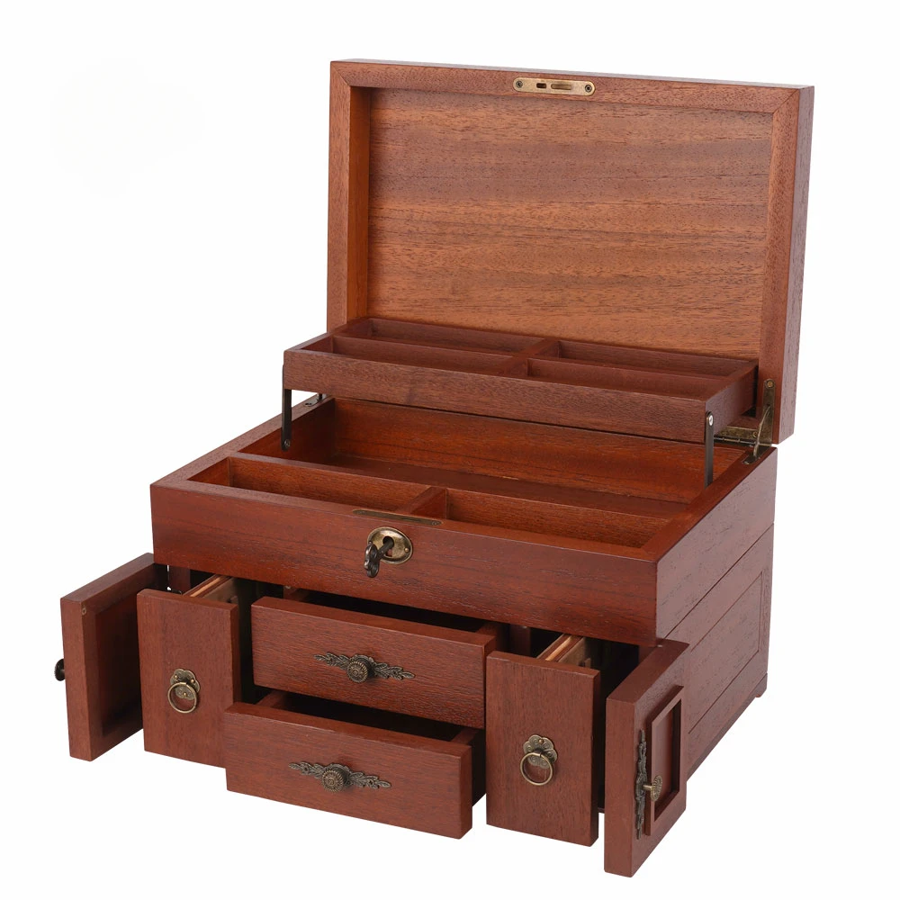 Wooden Jewelry Organizer Boxes, Cases, Custom Storage Box