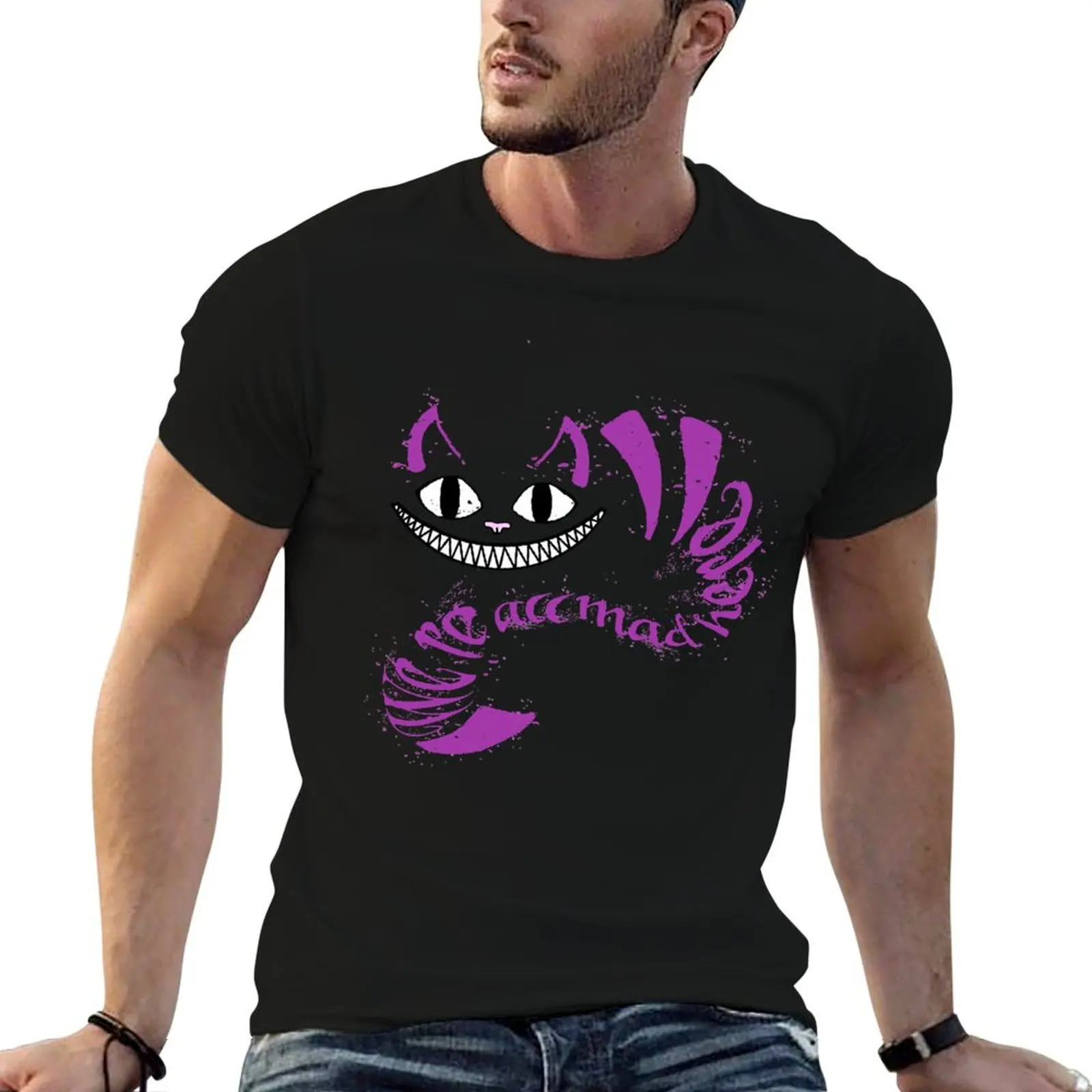 We're All Mad Here T-Shirt customs design your own anime figures custom shirt mens tall t shirts