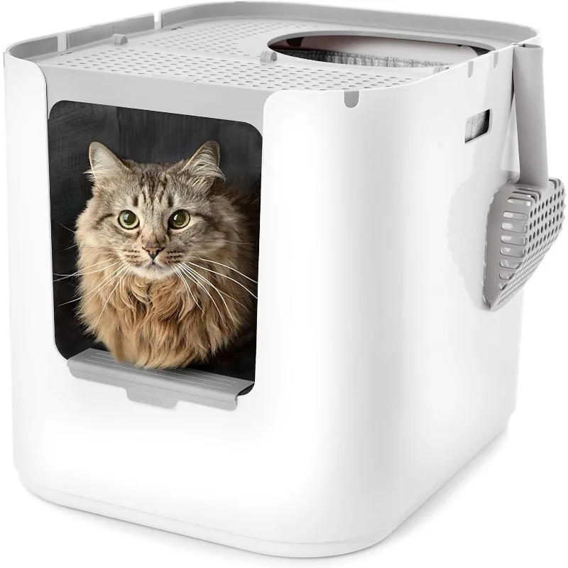 

XL Litter Box, Top or Front-Entry Configurable, Includes Scoop and Liners