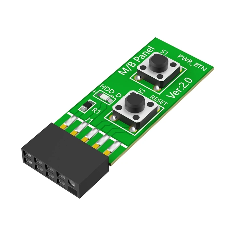 Reliable 10Pin Switching Board with Button For Computer Technicians