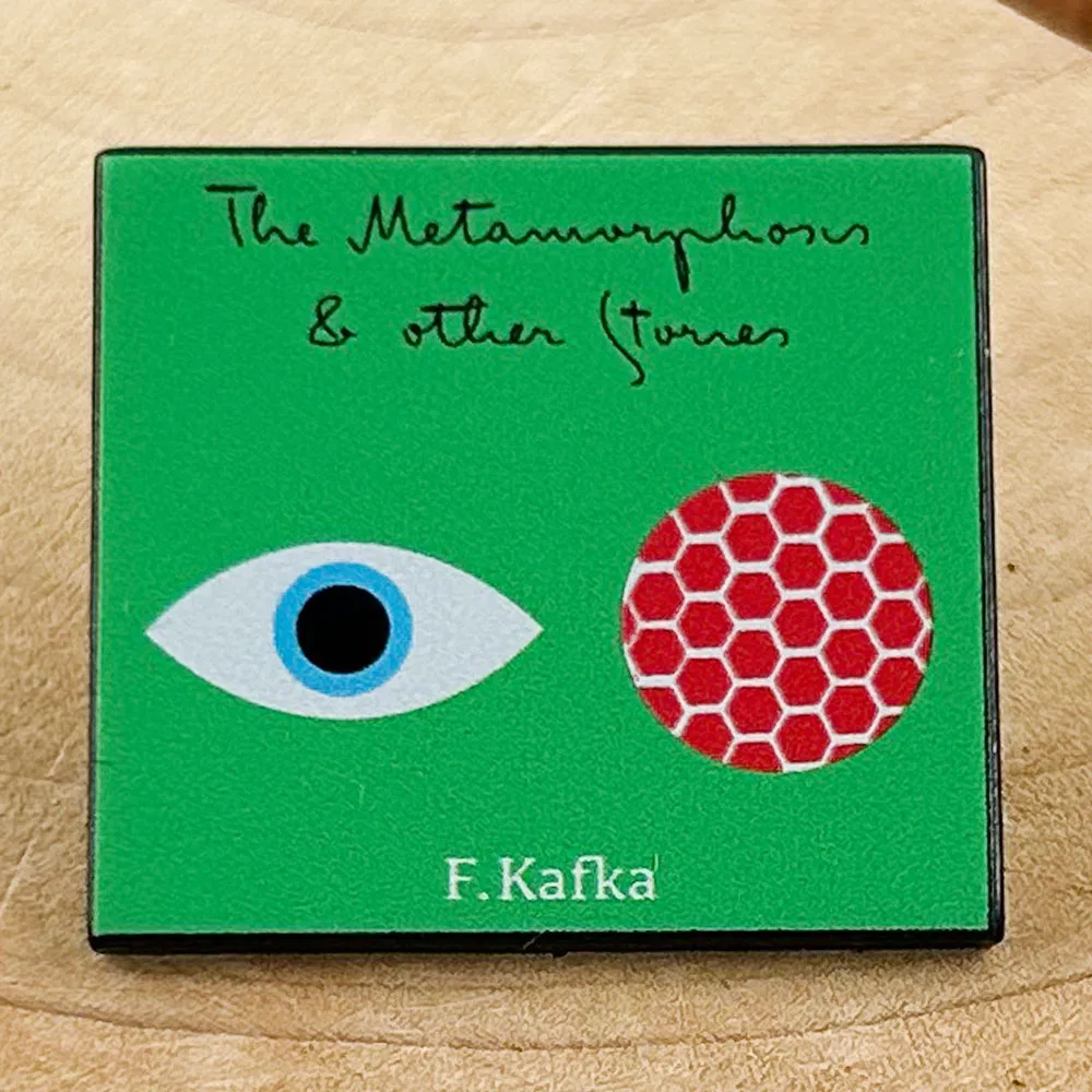 The Metamorphosis: And Other Stories Art Cover Badge F. Kafka Book Enamel Pin Bibliophile Bookish Gift Collect Souvenirs