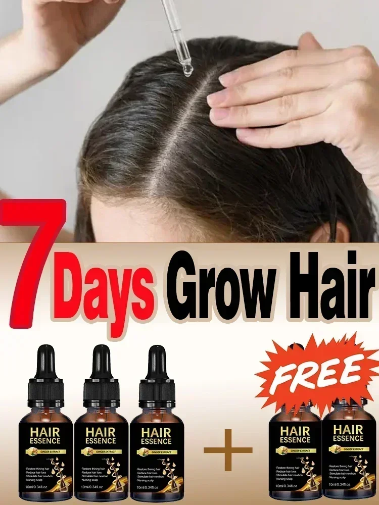 

Hair Growth Oil for Man Women Ginger Anti Hair Loss Fast Regrowth Thicken Oils Scalp Treatment Hair Care Products