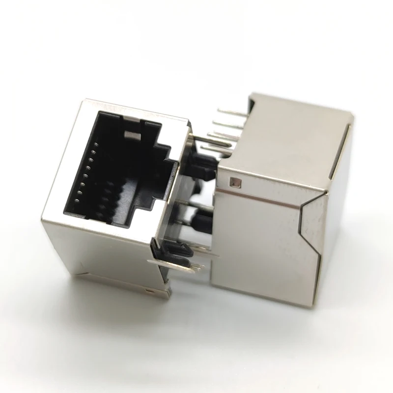 50 Pcs RJ45 8P8C 18*13mm Rede Modular PCB Jack 8P LAN Adaptador Conector