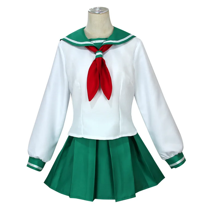 Inuyasha Nippori Gowei أنيمي تأثيري ، تنورة طالب ، فستان بحار ، JK الزي المدرسي الياباني والكوري