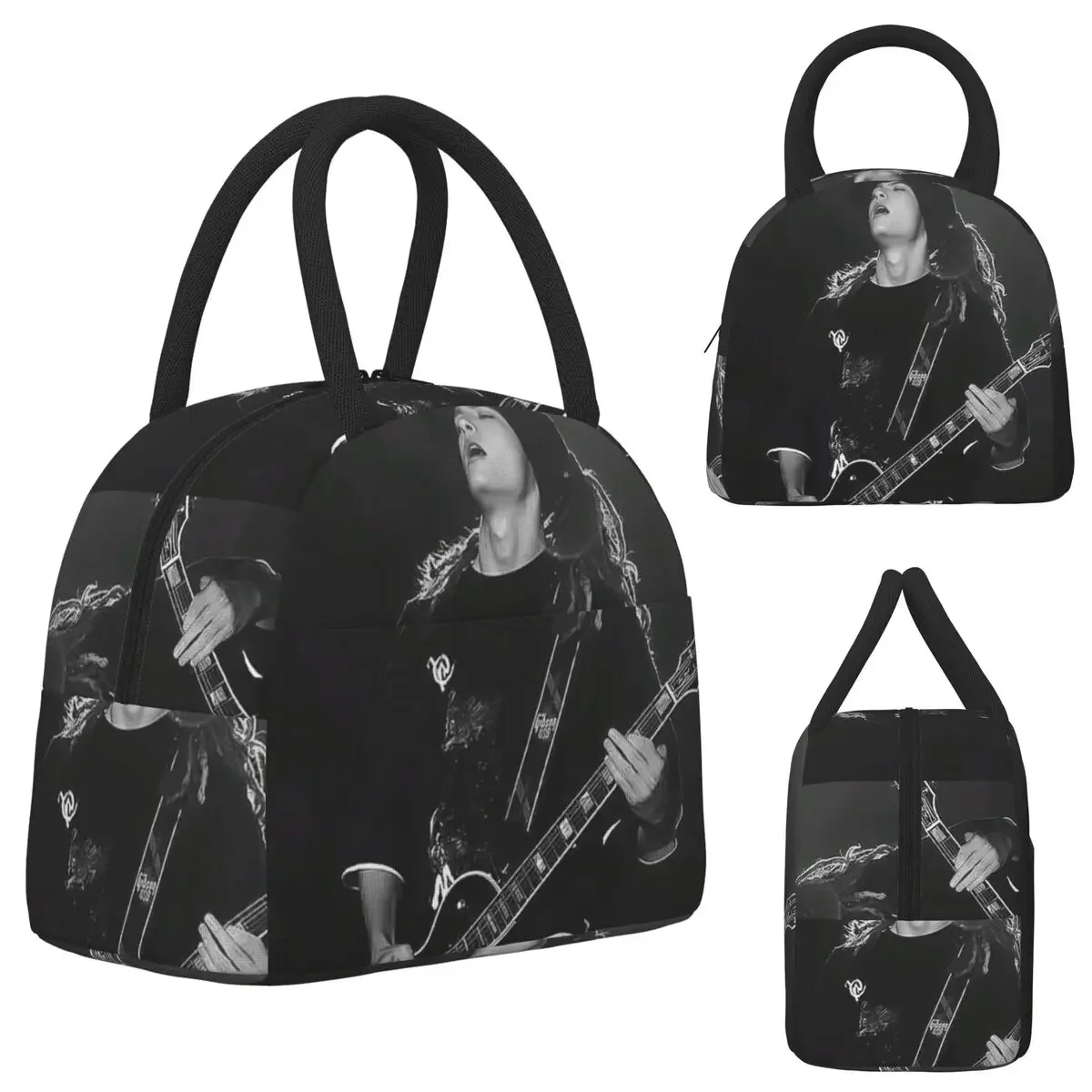 Tokio Hotel Tom Kaulitz Music Band Insulated Lunch Bag for Women Office Cooler Thermal Tote Portable Lunch Boxes Container