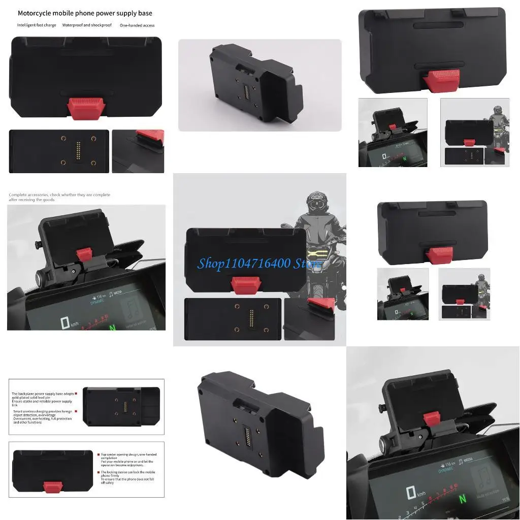 

y1gd Motorcycles Wireless Phone Mount for F900XR F750/F850GS R1200GS R1250GS ADV Cellphone Navigation Bracket