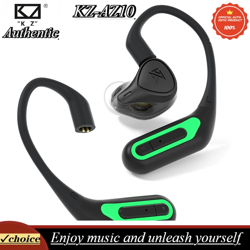 KZ-AZ10 Bluetooth HiFi Earphones Music Game Earhook 5.2 Wireless Bluetooth Module 0.75/0.78 Adaptation