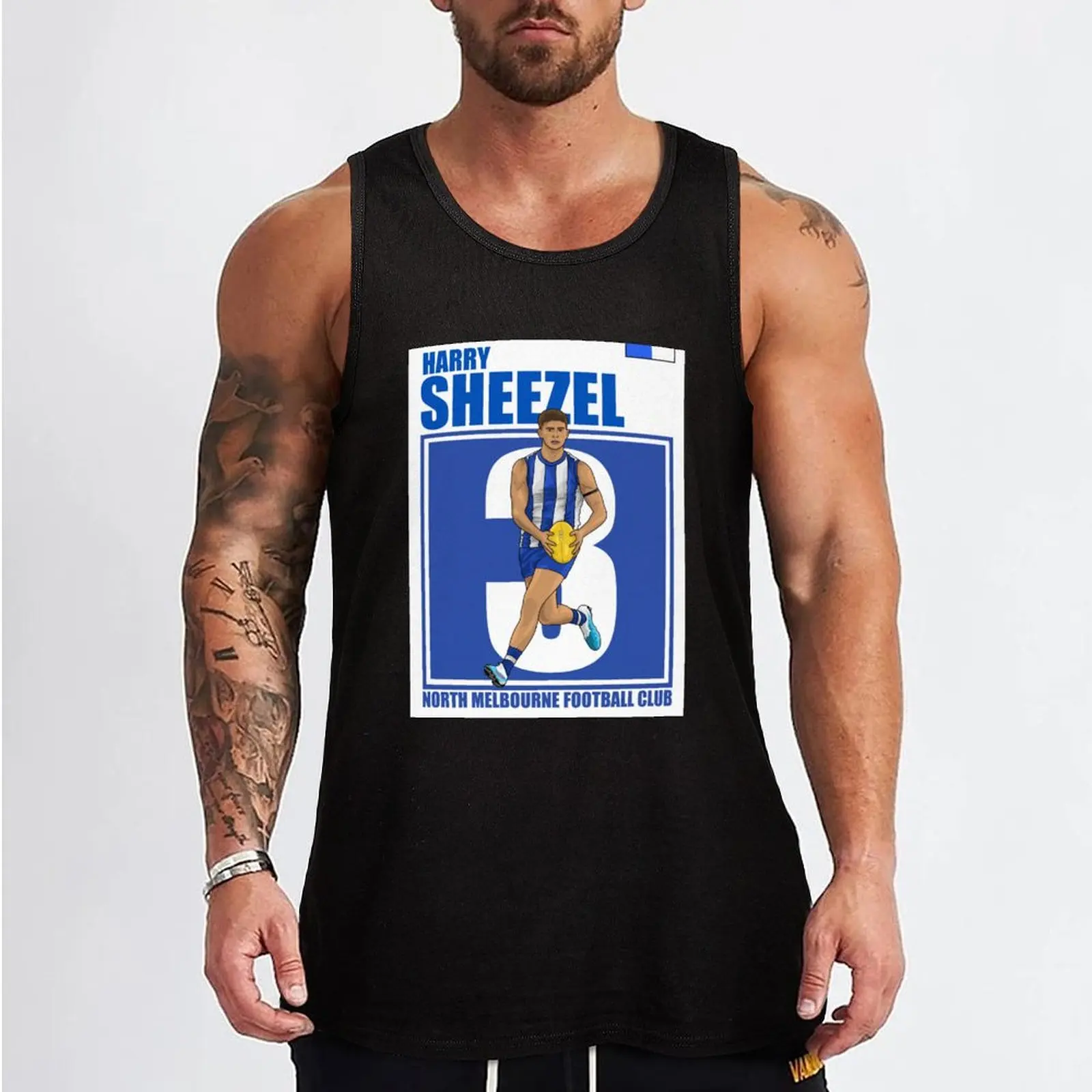 Harry Sheezel Tank Top vest for men quick-drying t-shirt Gym T-shirts for men