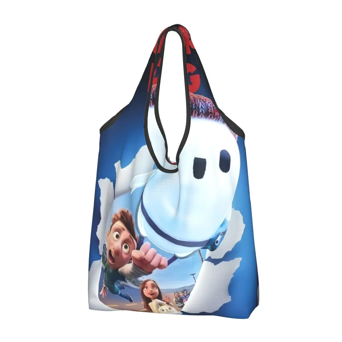 Recycling Ron's Gone Wrong Shopping Bag Tote Bag Portable Animated Science Fiction Adventure Movies Groceries Shopper Bags