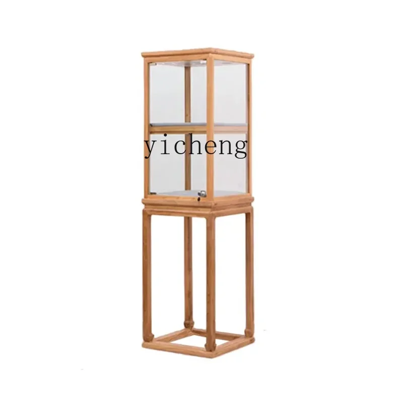 

XL Display Cabinet New Chinese Glass Showcase Boutique Jewelry Booth Antique Shelf