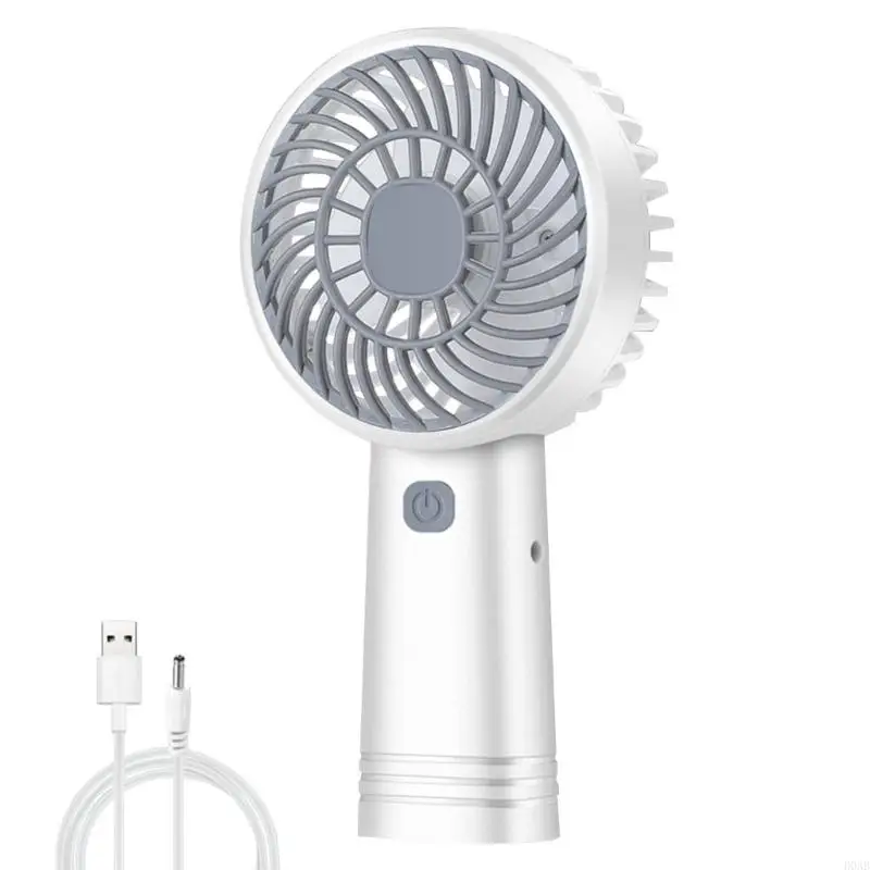 D0AB Handheld Fan Portable Small Fan Cooling Fan USB Rechargeable Hand Fan