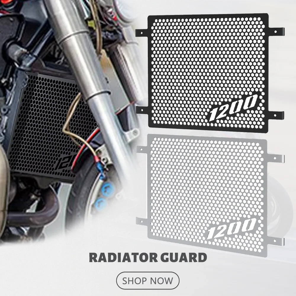 

V-MAX 1200 Motorcycle Accessory Radiator Grille Guard Cover Protection FOR YAMAHA VMAX V-MAX 1200 1985-2003-2004-2005-2006-2007