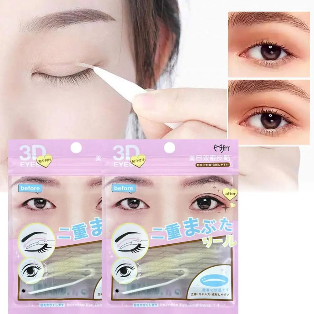 200 Stuks 8 In 1 zelfklevende Dubbele Ooglid Tape Onzichtbare Dubbele Ooglid Tape Sticker Langdurige Dubbele Ooglid tape