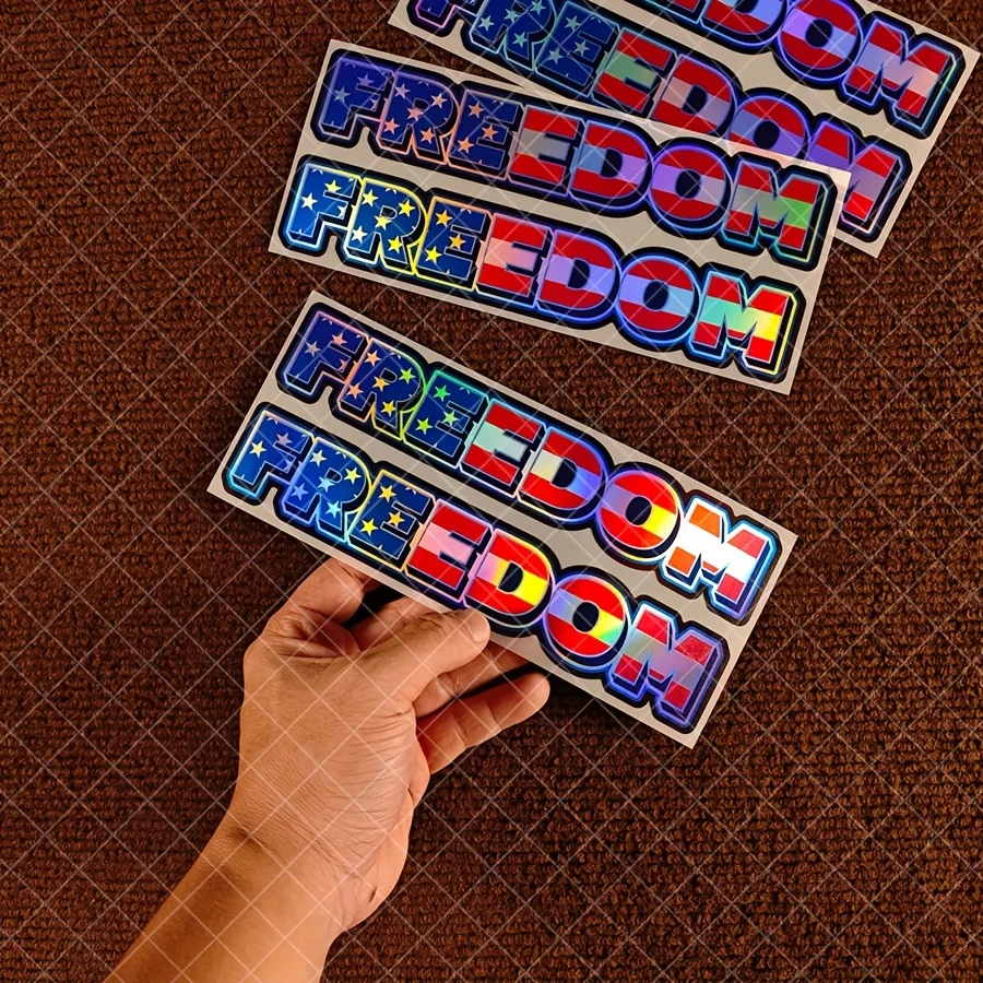 

Наклейки для мотоциклов - солнцезащитные и водонепроницаемые виниловые наклейки для автомобилей, бамперов и скутеров FREEDOM Reflective Laser