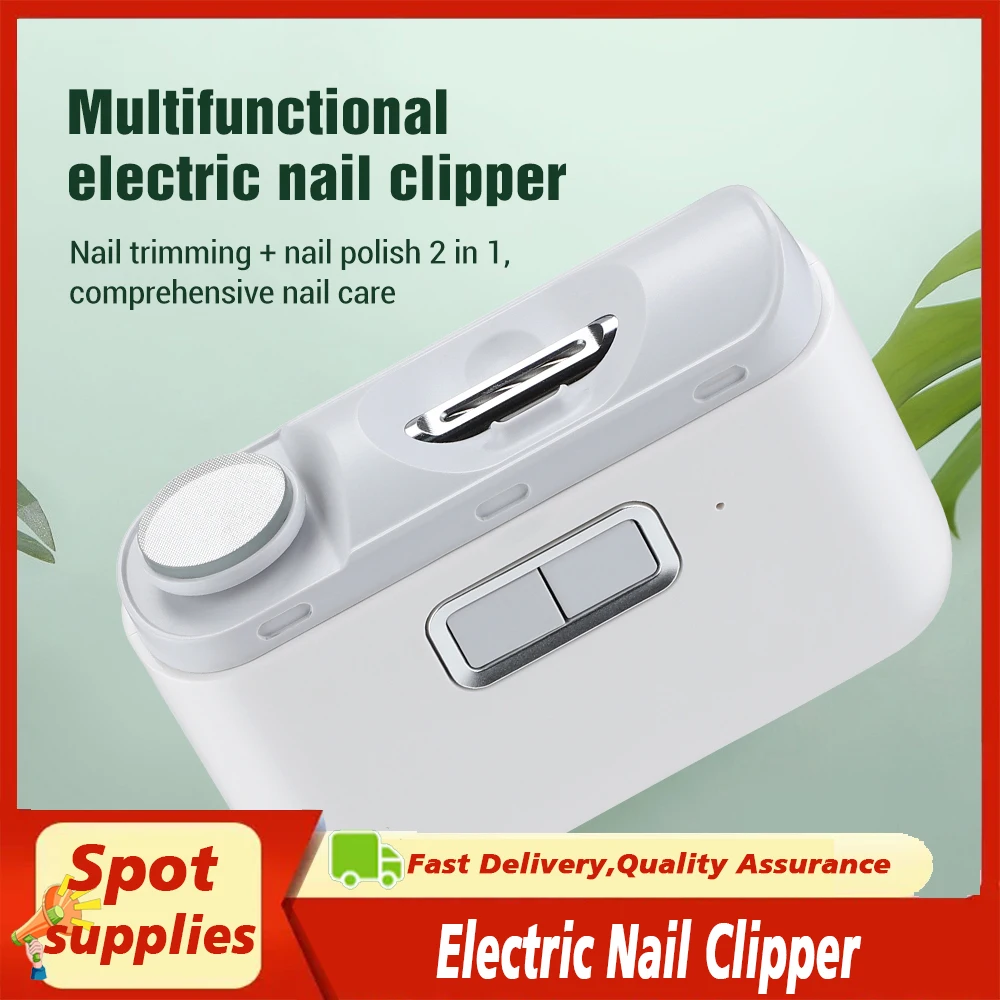 

Electric Nail Clipper Multifunctional Nail Grinder for Children and Adult Nail Trimmer Nail Trimming Nail Polishing USB Charging