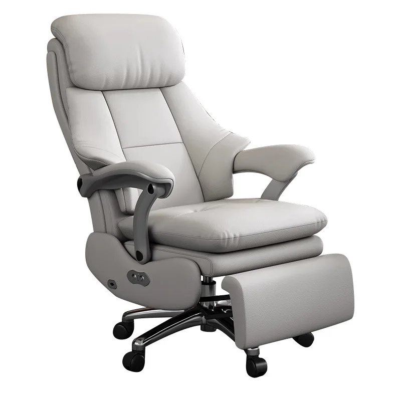 

Electric massage boss chair, leather computer chair, comfortable sedentary office, backrest, reclining sofa