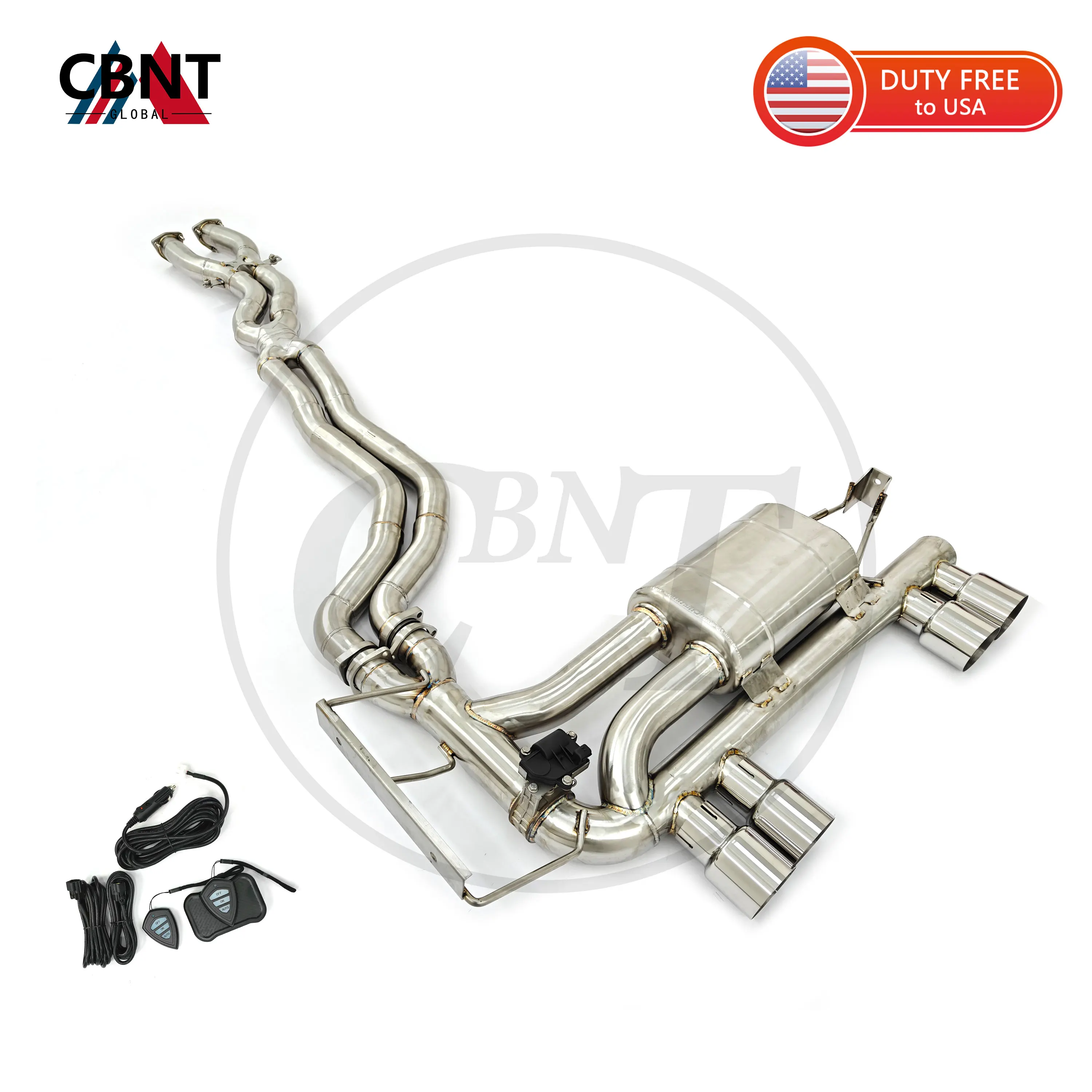 

CBNT Valvetronic Exhaust Catback for BMW M3 E46 3.2L V6 Valved Exhaust Pipe Muffler High Quality Stainless Steel Exhaust System