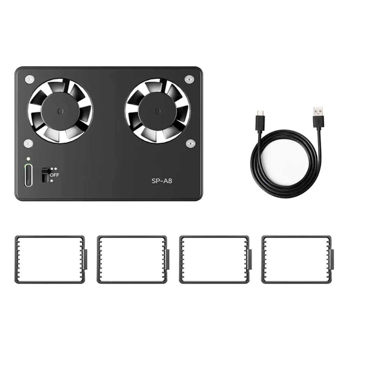 Nuova ventola di raffreddamento della fotocamera SP-A8 per Canon Sony FUJI A7M4 ZVE1 A6700 A7C2 ZVE10 ZV1 R5 90D XS10 XT4 X-H2S Sistema di raffreddamento Dslr
