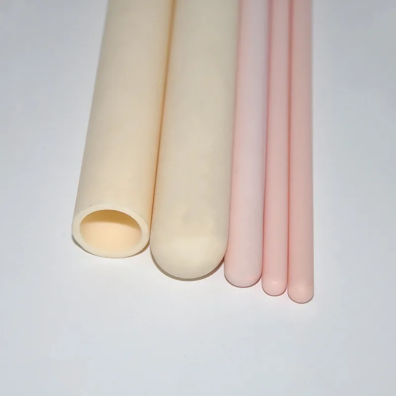 99% الألومينا أنبوب سيراميك مغلق الحرارية كم ارتفاع درجة الحرارة 1600C لمختبر الفرن #2