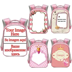 Customize Your  Image / Logo / Name Backpack Children School Bags for Kindergarten Girls Cute  Book Bag  Baby Toddler Backpacks