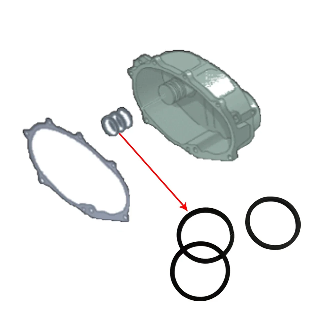 3pcs Timing Chain Housing Oil Control Seal O-Ring For Audi A3 A4 A6 TT VW Jetta GTI Passat Golf R 2.0L 06F198107A