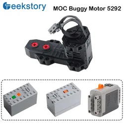Technical MOC 5292 Buggy Motor Monster Motor Battery Case Power Functions Parts Car Toy Compatible With Legoeds Building Block