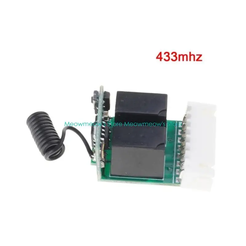 

W91A Wireless Control Switch 433mhz Remote Switch Module 2-Channel for Indoor and Outdoor Use