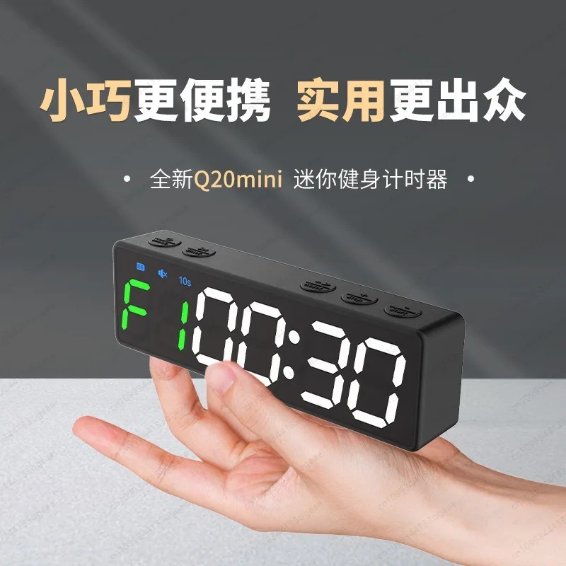 مدرب اللياقة البدنية الخاص بك! مؤقت فاصل الكل في واحد لتدريب دائرة HIIT، شاشة كبيرة مع إنذار عالي، هدية مثالية #4