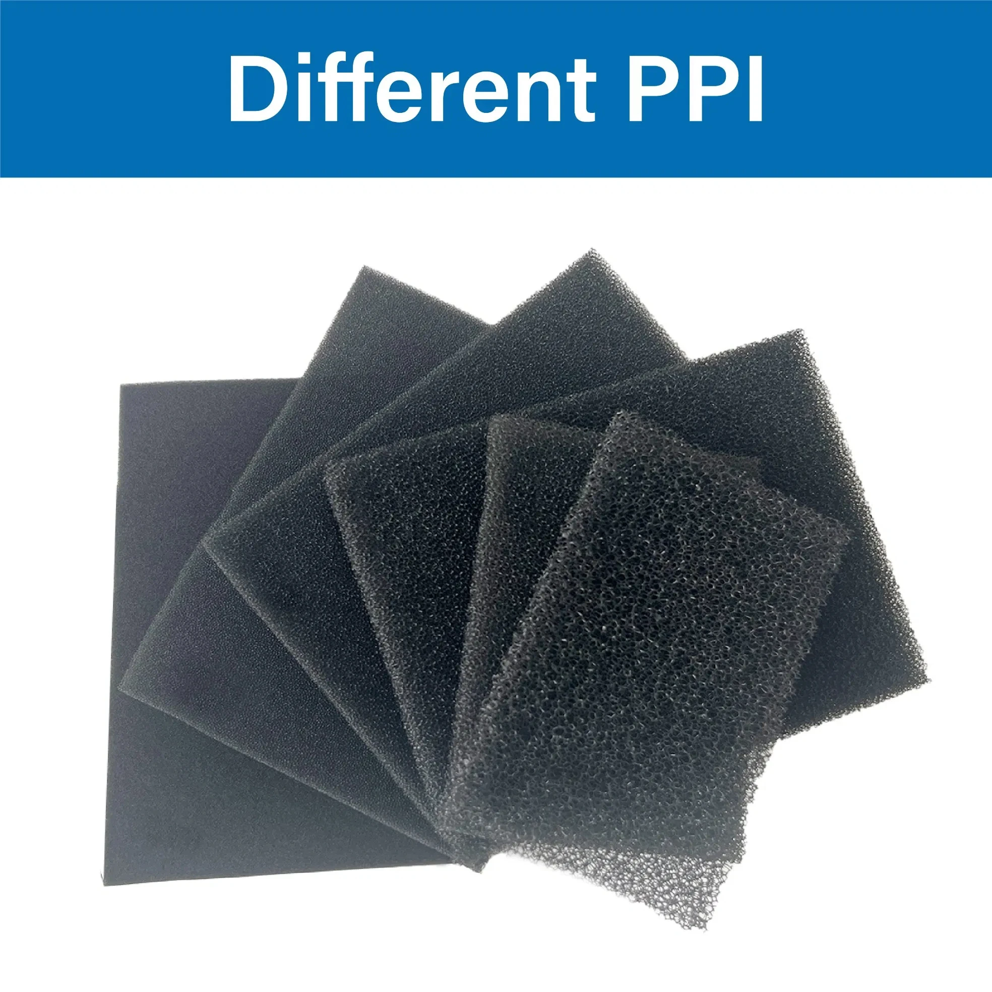 

10ppi 60ppi Polyurethane Filter Sponge 500x500mm Flame Retardant Dust Proof Air Filter for Electrical Box