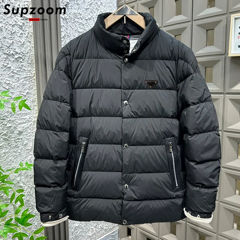 Supzoom New Arrival Top Fashion Logo Male Popular Clothes Thickened Handsome Warm Collar Casual  Winter Down Jackets Men