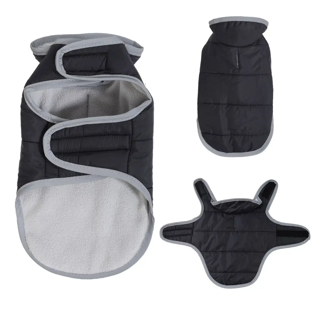 High Quality Thickned Puppy Cat Clothes Windproof Cold Proof Warm Coat Soft Reversible Jacket Pet Supplies