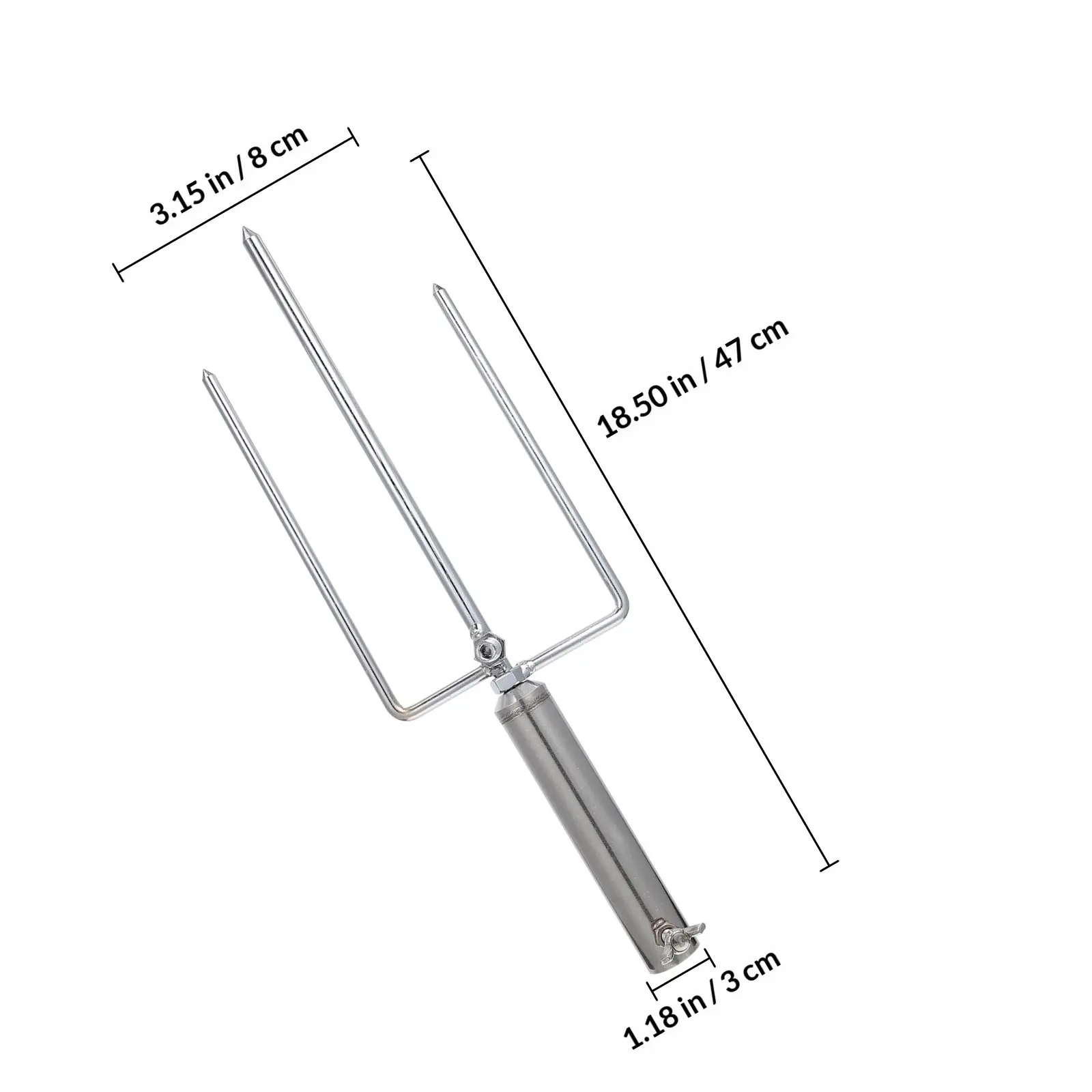 1Pcs Premium Stainless Steel Umbrella Sand Anchor Long Stability Spike for Beach Patio Outdoor Umbrella Holder Windproof Fixator
