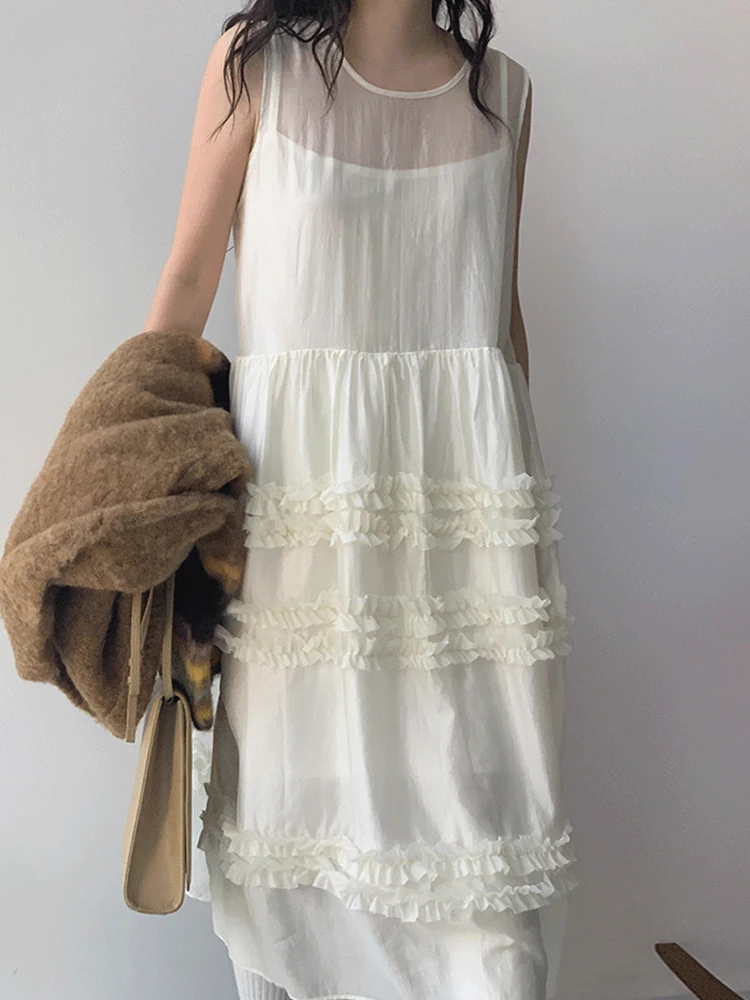 سترة أنيقة كلاسيكية مستديرة Ne فضفاضة ذات طبقات من Dr سترة نسائية ربيعية مضادة للشيخوخة كورية طويلة Dr