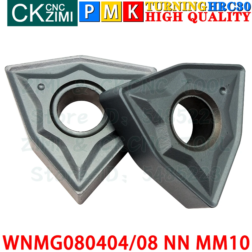 WNMG080404 NN MM10 WNMG080408 NN MM10 إدراجات كربيد خارجية أدوات إدراج تحول WNMG0804 WNMG 0804 NN MM10 MM30 CNC مخرطة معدنية ميكانيكية أدوات قطع تحول