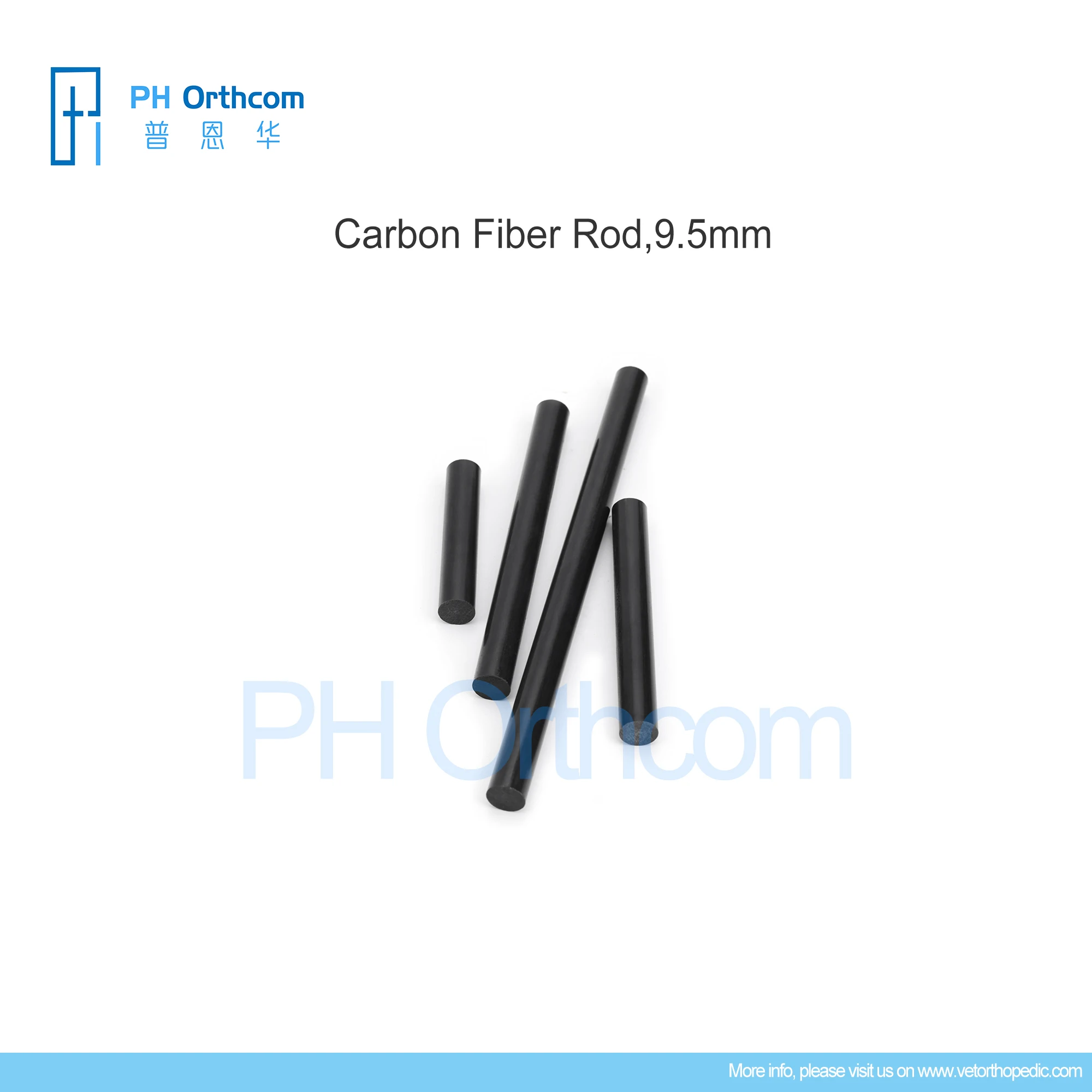 9.5mm Carbon Fiber Rod: External Fixation Instruments and Veterinary Equipment for Animal Care