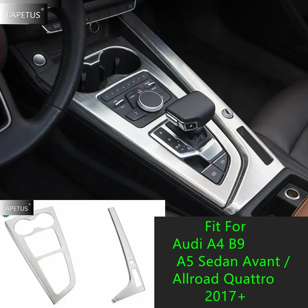 

Car Stalls Gearshift Gear Shift Decor Panel Accessories Cover Trim For Audi A4 B9 A5 Sedan Avant / Allroad Quattro 2017 - 2020