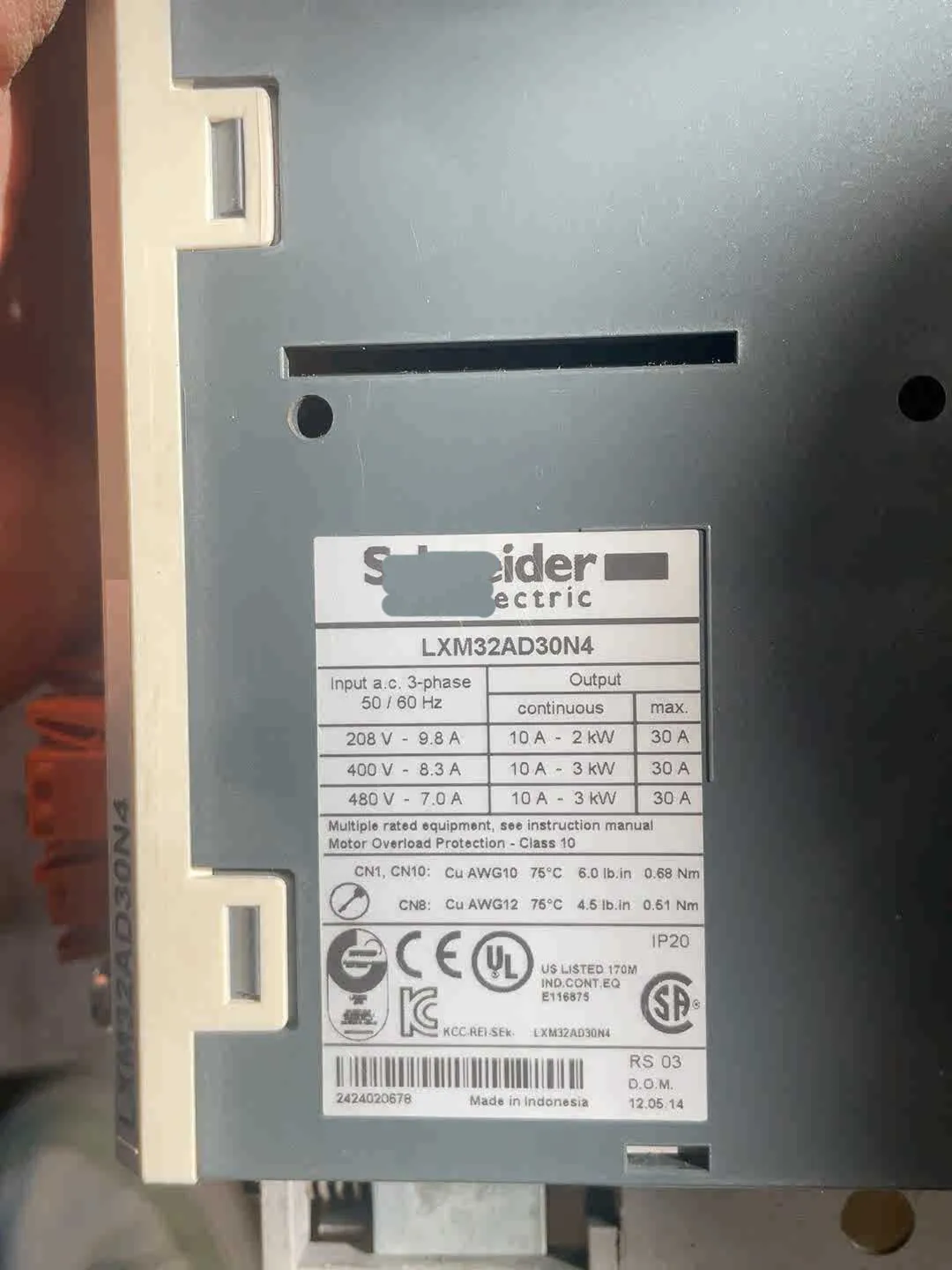 LXM32AD30N4 Сервопривод для Schneider