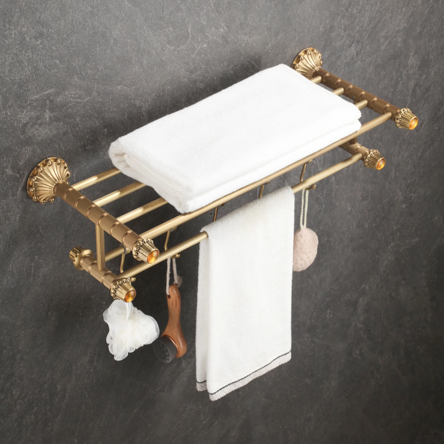 

Высококачественная французская полностью медная антикварная вешалка для банных полотенец, вешалка для ванной комнаты, ретро вешалка для полотенец, набор подвесок для ванной комнаты