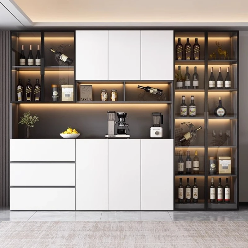 

Display Cabinet Showcases Outdoor Bright Bar Furniture Storage Organization Wine Cabinet Corner Bancone Da Bar Furniture