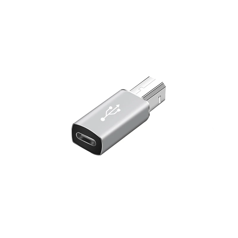 USB C auf USB B 2.0 für MIDI-Controller Datenübertragung Stecker auf Buchse Typ C auf B-Adapter für HP/Epson/Canon Druckerscanner