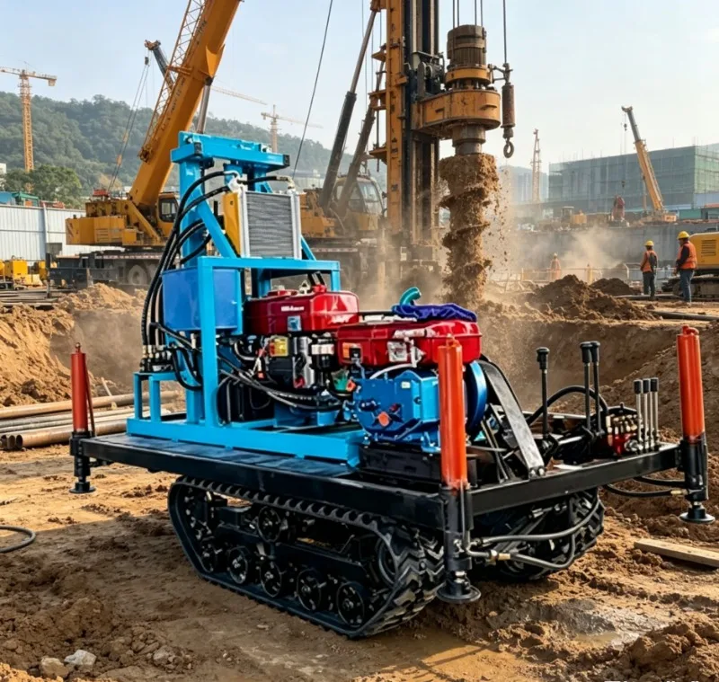 

Small Size 80m Water Well Drilling Rig for Landscape Irrigation Easy Maneuver