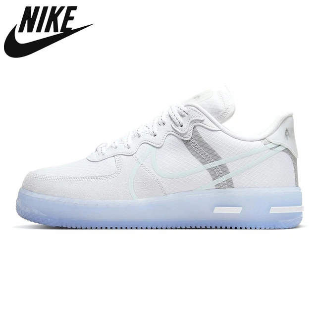 Nike zapatillas Nike Air Force 1 React Blue Laser Crimson Naija White Ice Skateboarding AF1 One deportes al aire libre AliExpress