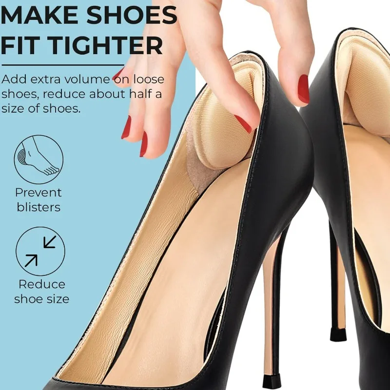 Comfortable Heel Pads Sneakers Self-adhesive Sponge Patch High Heels Easy Installation Heel Stickers High-heeled Shoes Inserts image 4