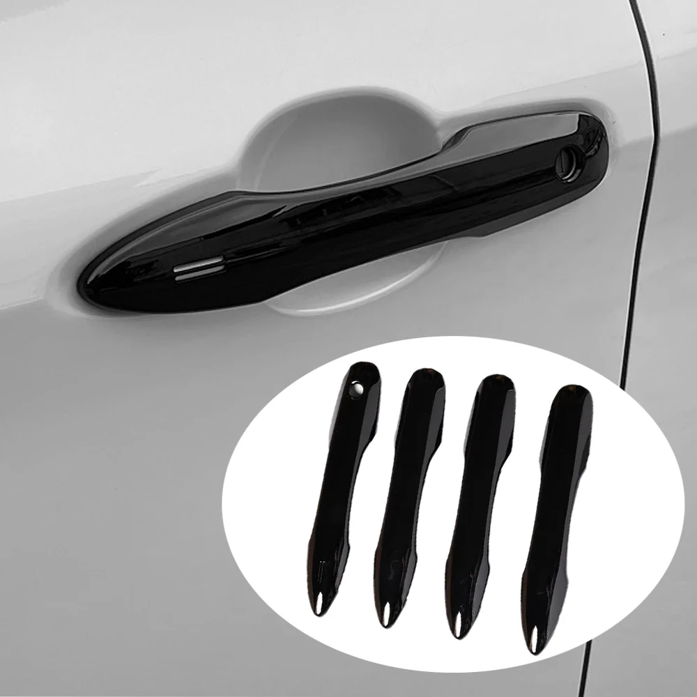 

New-styling For Toyota Camry XV70 2018-2023 Car Accessories Door Handle Cover Trim Plastic Imitation Carbon Fiber/Black