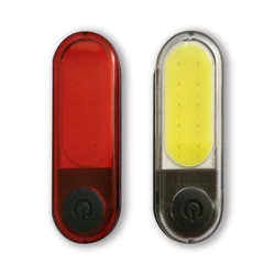 Bicycle Rear Light Waterproof Bike Light COB USB Rechargeable Mtb Taillights For Cycling Safety Tail-lamp Type-C Accessories