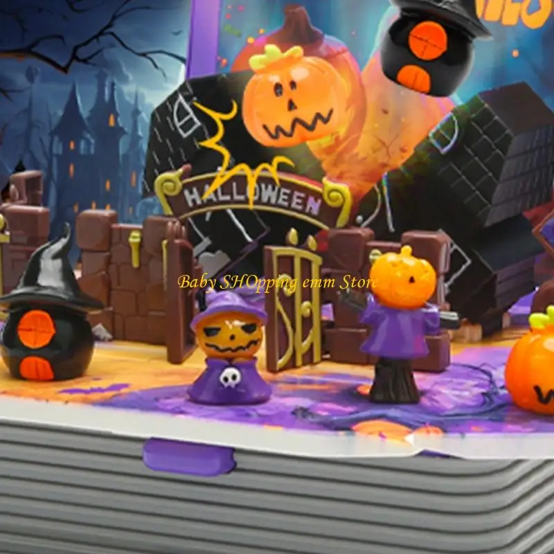 23GD Skeleton Specter Foldable Book Scene Paper Craft Decor