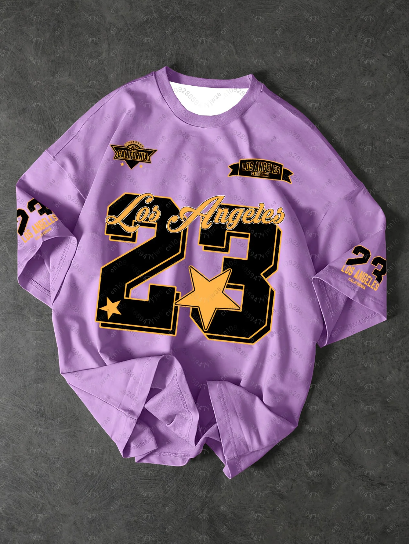 الرجال قميص رياضي لوس أنجلوس رقم 23 طباعة تي شيرتات قصيرة الاكمام الصيف الجرافيك تي شيرت الفانيلة حجم كبير المرأة تي شيرت رياضي بلايز #2