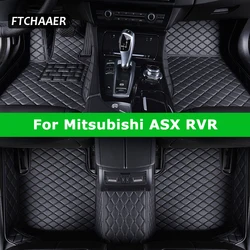 FTCHAAER Custom Car Floor Mats For Mitsubishi ASX RVR Auto Carpets Foot Coche Accessorie