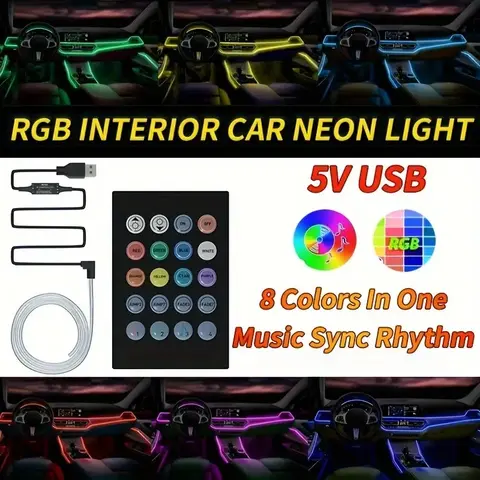 8 best sales car interior light with battery - №3